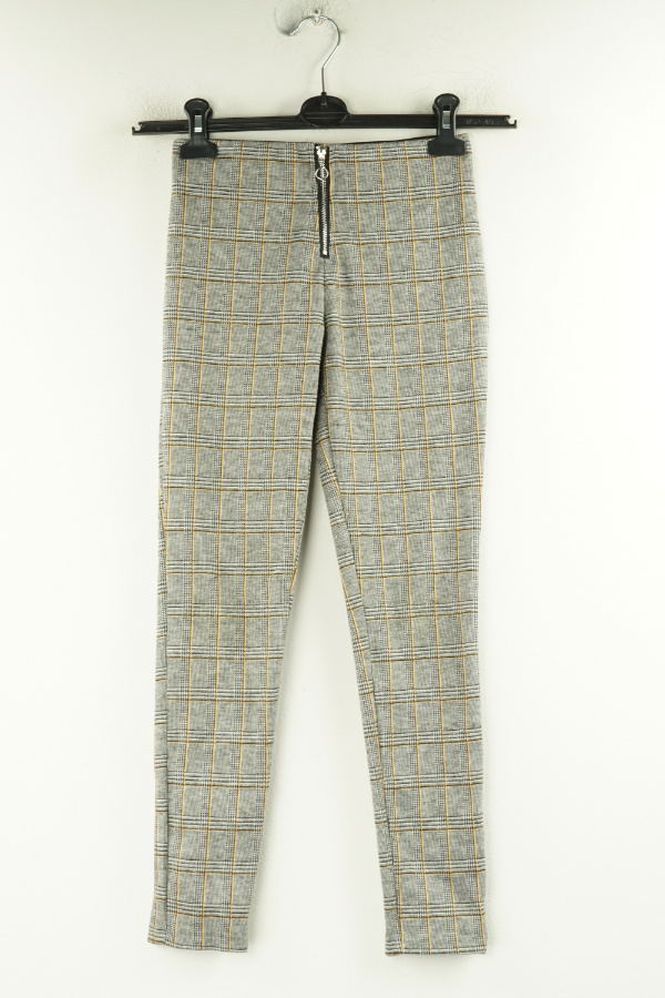 Spodnie szare kraciaste - PRIMARK zdjęcie 1