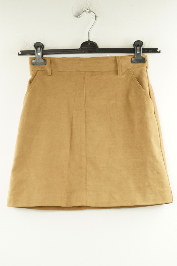 Spódnica krótka beżowa - HOLLISTER zdjęcie 1