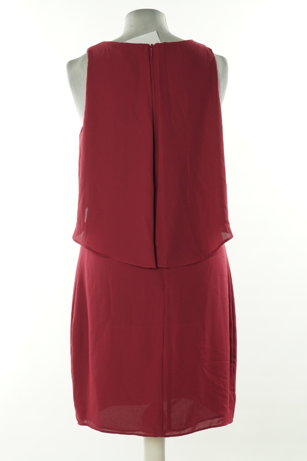 Sukienka bordowa na ramiączkach - NEW LOOK zdjęcie 2