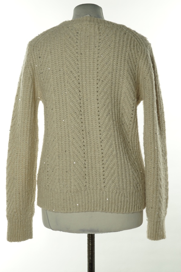 Sweter beżowy połyskujący - PRIMARK zdjęcie 2