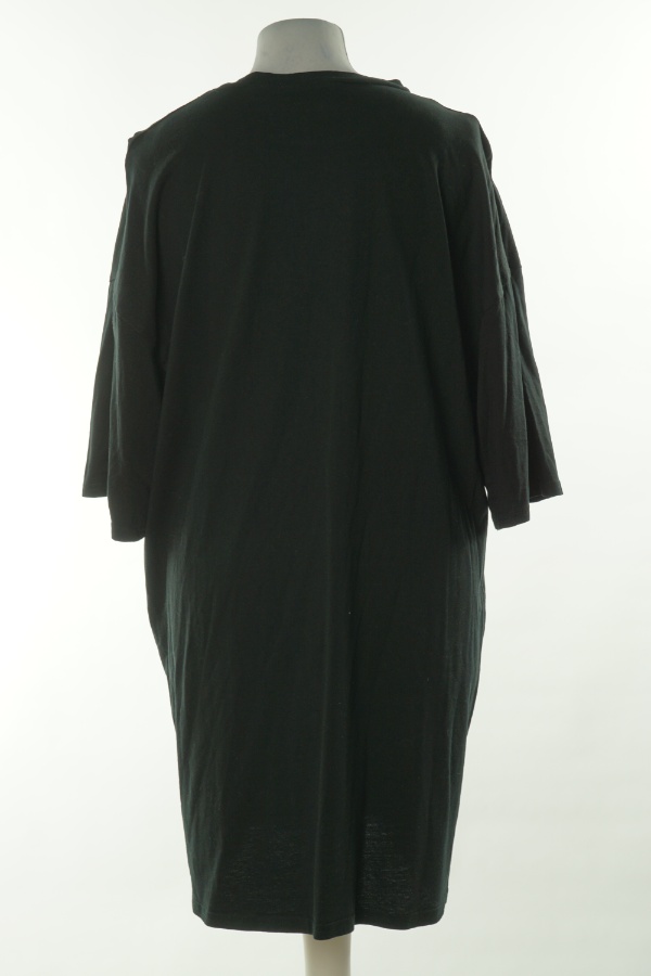 Sukienka czarna gładka basic - PRETTYLITTLETHING zdjęcie 2