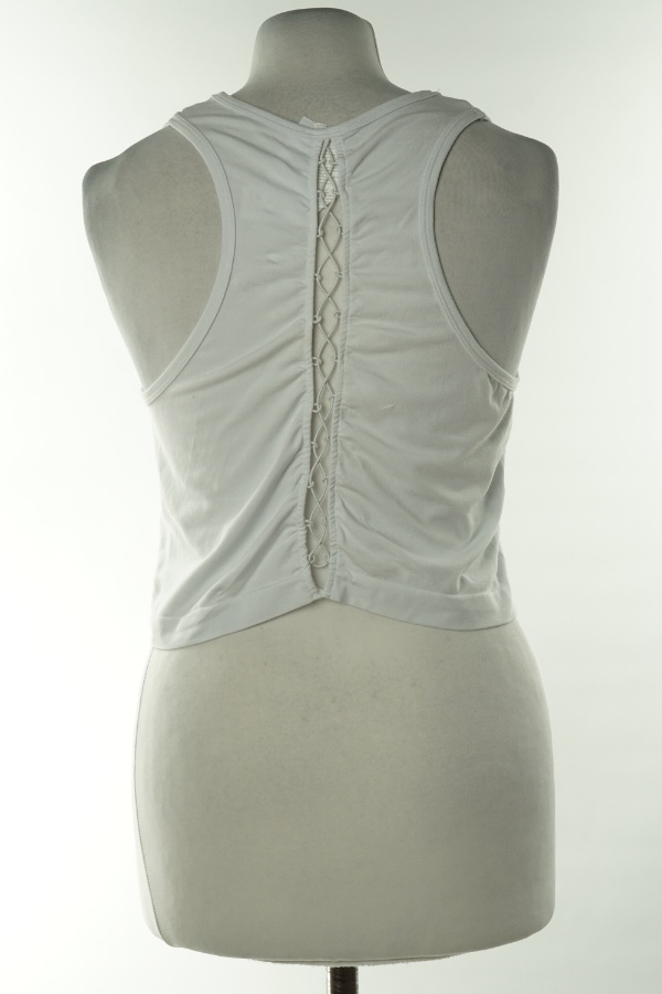 Top biały ze sznurowaniem - FABLETICS zdjęcie 2