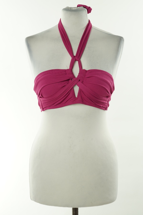 Góra od bikini fioletowa wiązana na szyję - PRIMARK zdjęcie 1