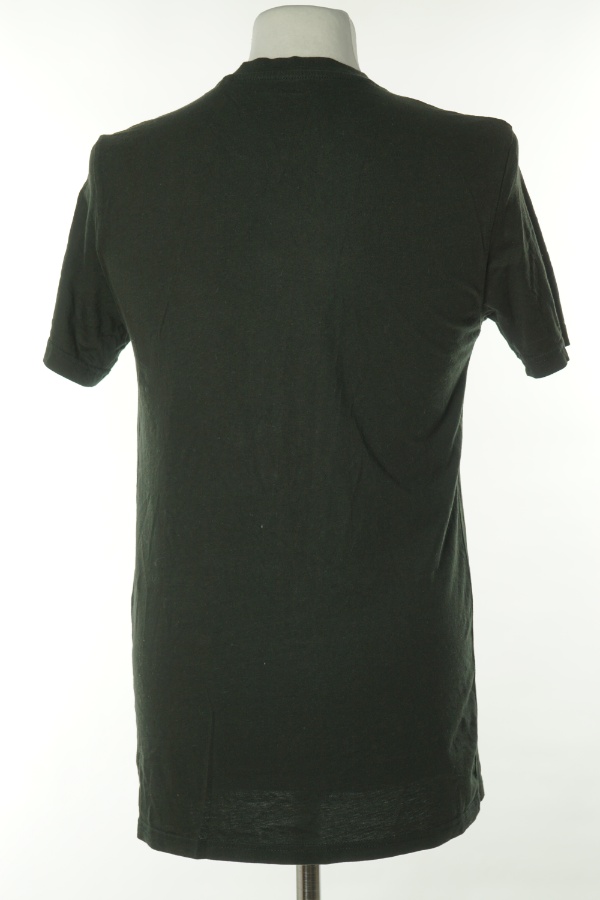 Koszulka czarna gładka - GEORGE zdjęcie 2