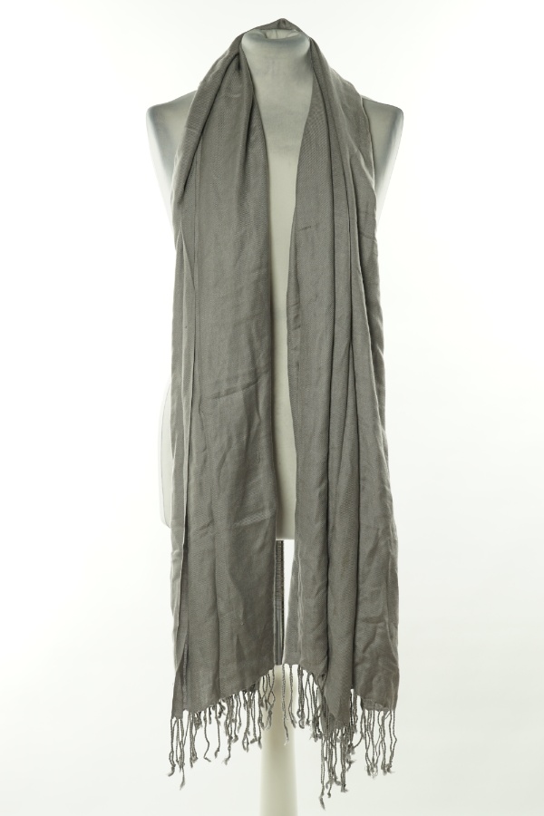 Szalik szary wiskozowy - BRAK METKI Z NAZWĄ PRODUCENTA zdjęcie 1