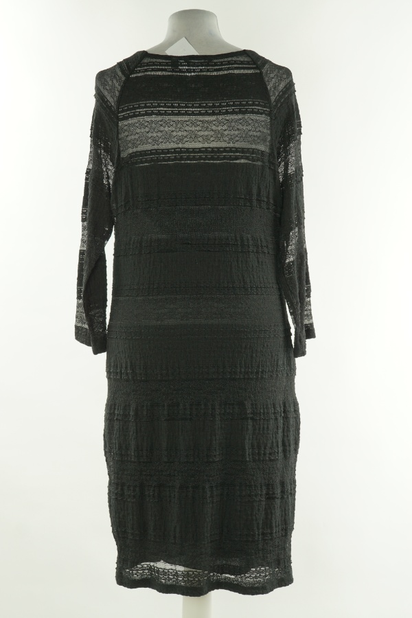 Sukienka czarna z koronkowym wierzchem - LINDEX zdjęcie 2