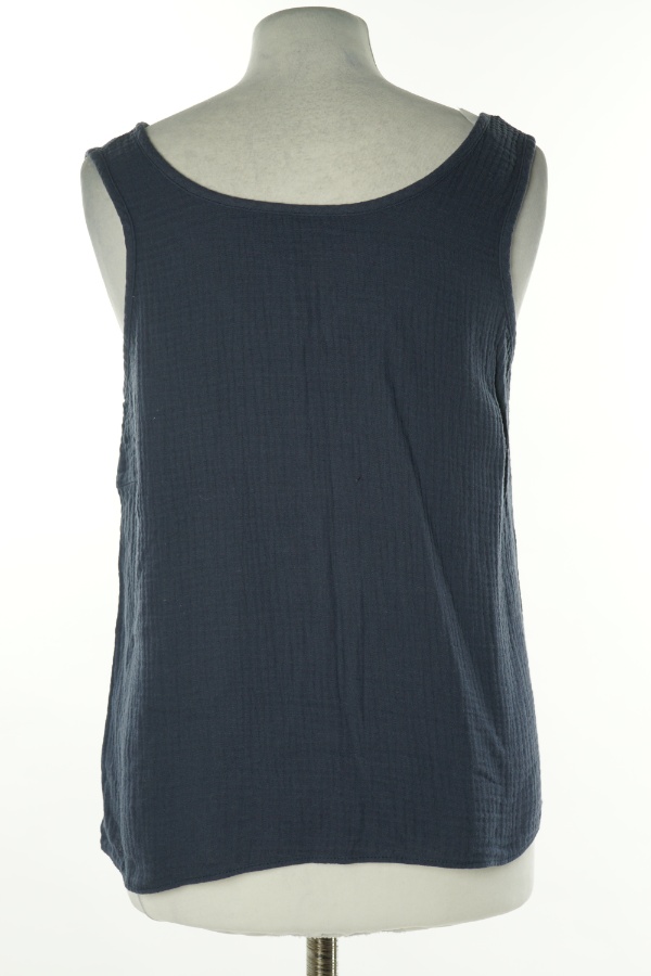 Koszulka granatowa muślinowa - BRAK METKI Z NAZWĄ PRODUCENTA zdjęcie 2