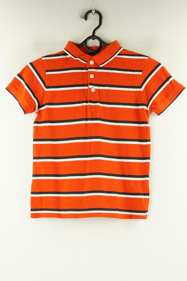 Koszulka czerwona w biało- czarne paski - GEORGE zdjęcie 1