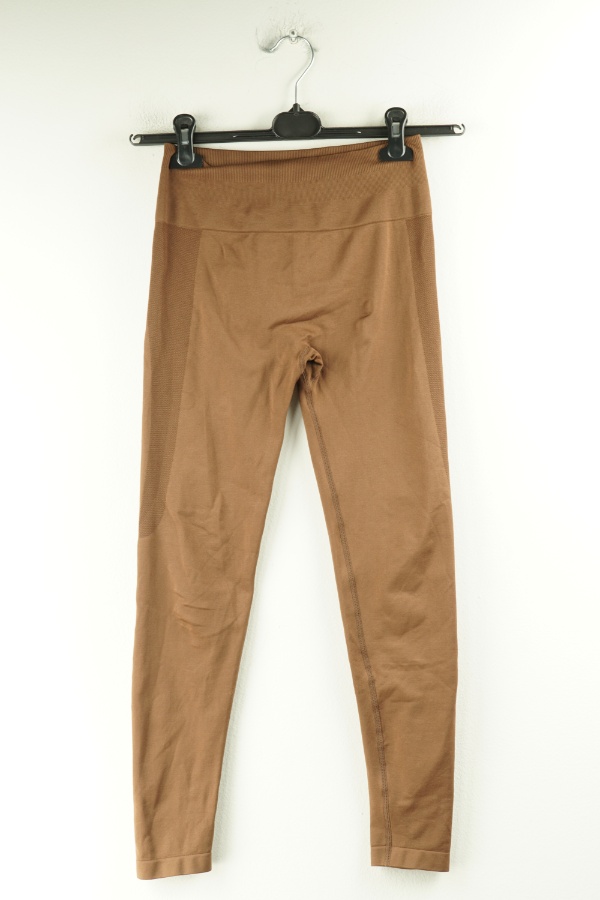 Legginsy brązowe - BRAK METKI Z NAZWĄ PRODUCENTA zdjęcie 1