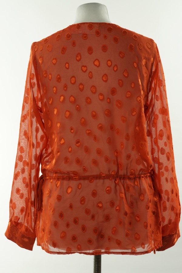 Bluzka pomarańczowa w koła, H&M - H&M zdjęcie 2