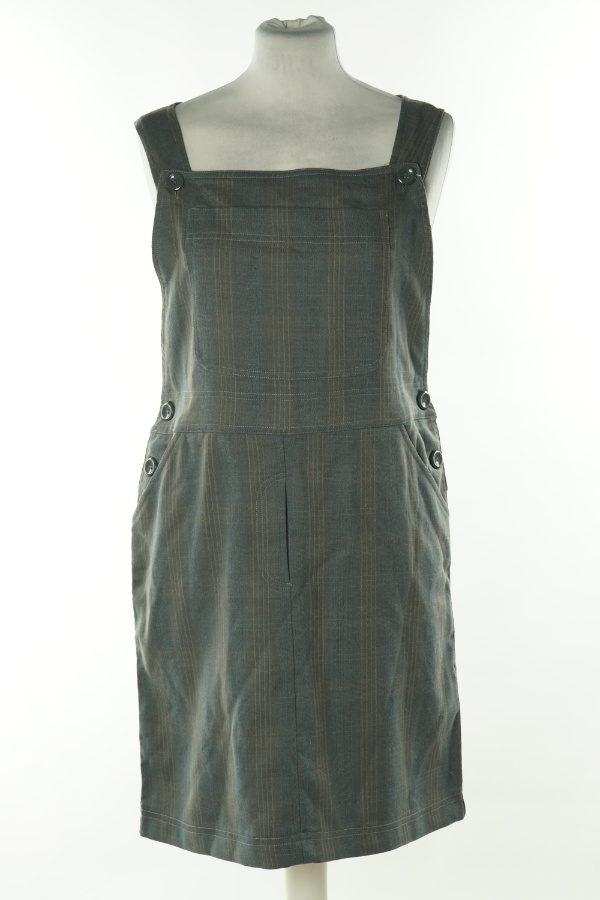 Sukienka szara w kratkę(45%WEŁNA) - ABOVE AVERAGE zdjęcie 1