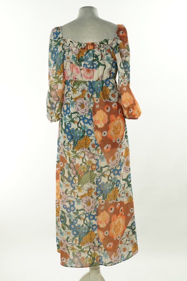 Sukienka wielokolorowa kwiecista - ACTUEL zdjęcie 2