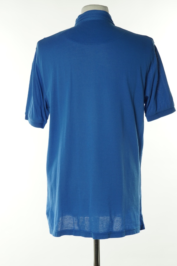 Koszulka niebieska polo - DRESSMANN zdjęcie 2