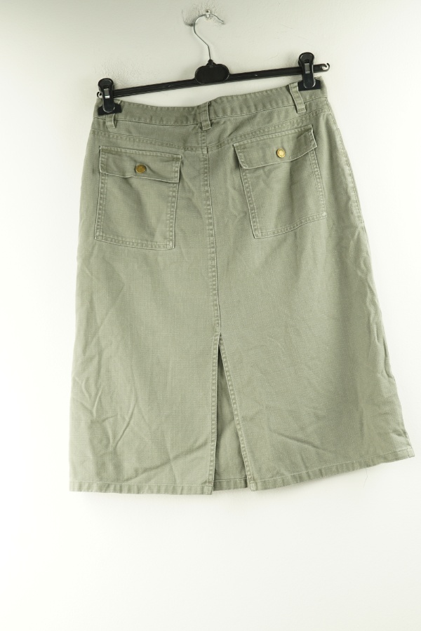 Spódnica khaki jeansowa - GAP zdjęcie 2