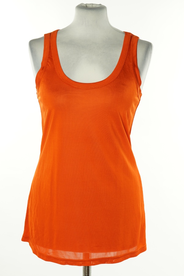 Koszulka pomarańczowa na ramiączkach - PIED A TERRE zdjęcie 1