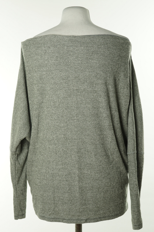 Sweter szary prążkowany - RIVER ISLAND zdjęcie 2
