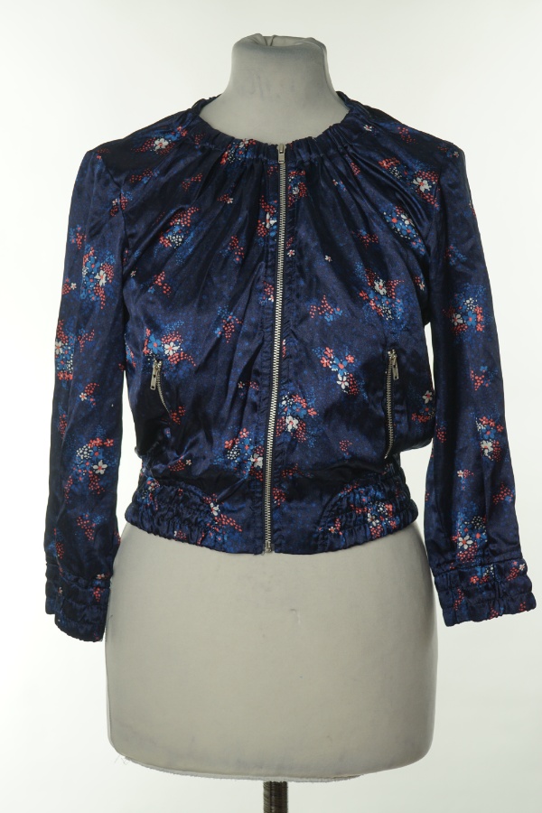 Bluzka granatowa zapinana na suwak - ATT. zdjęcie 1