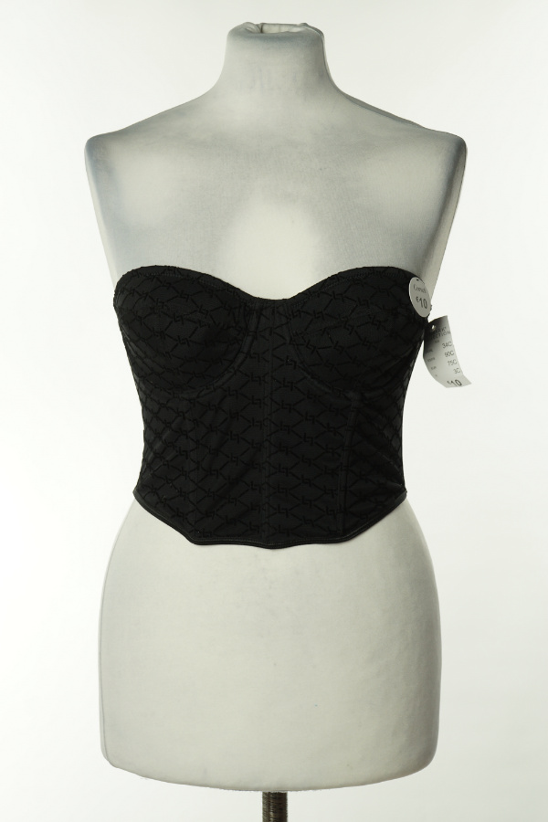 Gorset czarny wzorek - PRIMARK zdjęcie 1