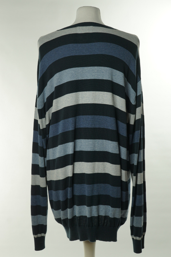 Sweter w granatowe paski - DRESSMANN zdjęcie 2