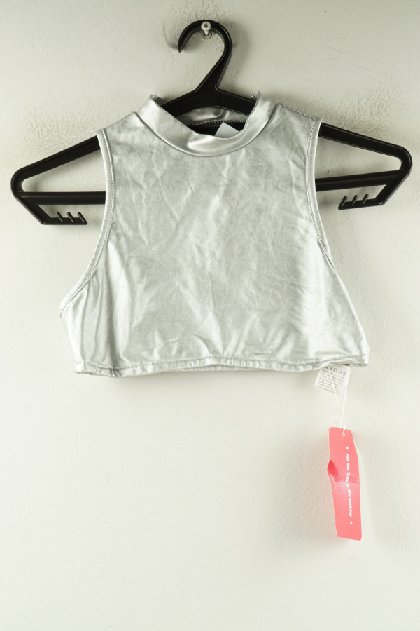 Top srebrny - SHEIN zdjęcie 1