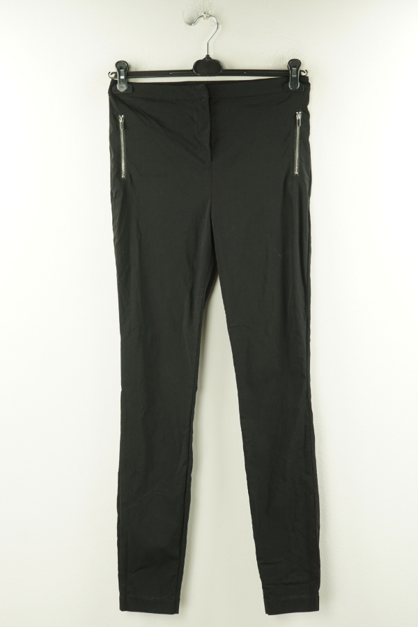 S[podnie czarne z kieszeniami na suwaki - NEW LOOK zdjęcie 1