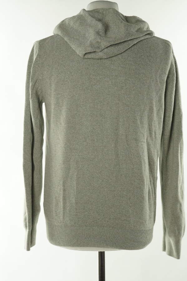 Sweter szary na suwak z kapturem - NEXT zdjęcie 2