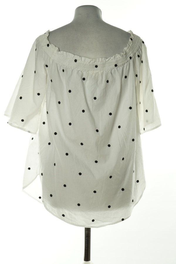 Bluzka biała w czarne grochy, H&M - H&M zdjęcie 2