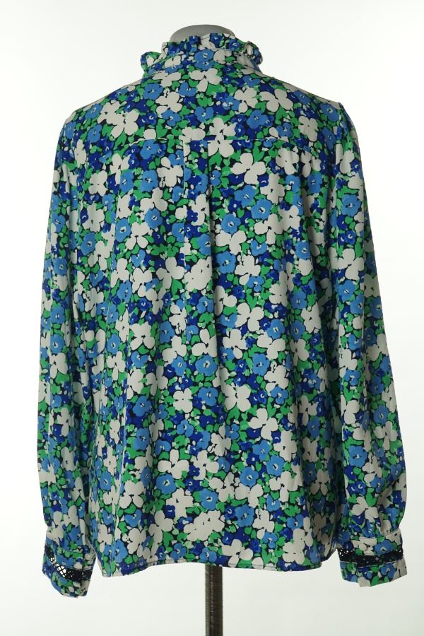 Koszula w niebiesko - białęekwiatki - SAVIDA zdjęcie 2