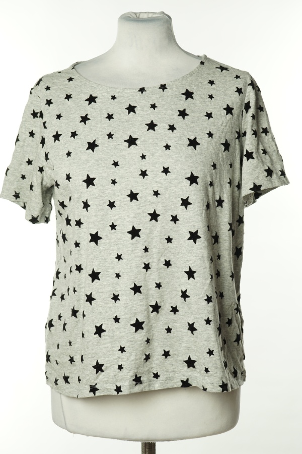 Koszulka szara w czarne gwiazdki - ESMARA zdjęcie 1