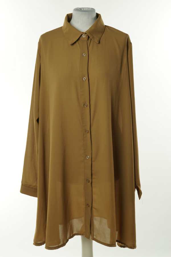 Sukienka brązowa koszulowa - NEW COLLECTION zdjęcie 1