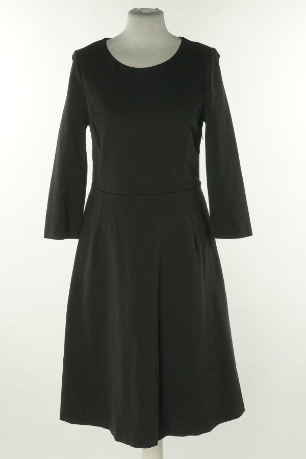 Sukienka czarna gładka rozkloszowana - BODEN zdjęcie 1