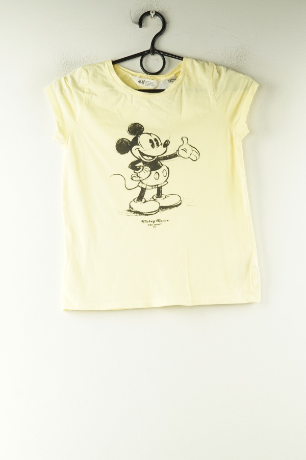 Koszulka żółta Mickey Mouse - H&M zdjęcie 1
