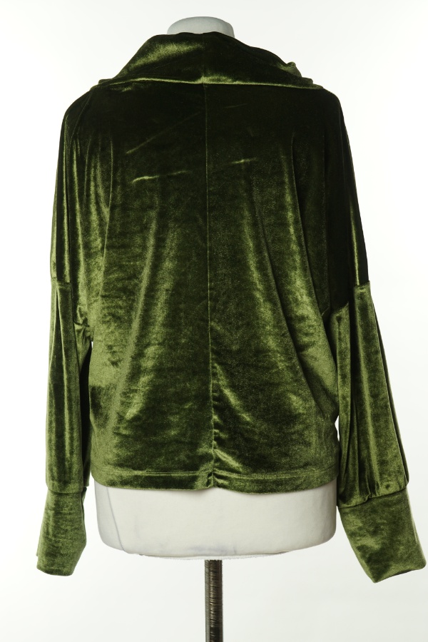 Bluzka zielona satynowa - RAYS zdjęcie 2