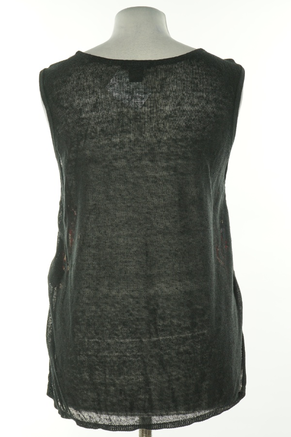 Bluzka czarna wzorzysta, H&M - H&M zdjęcie 2