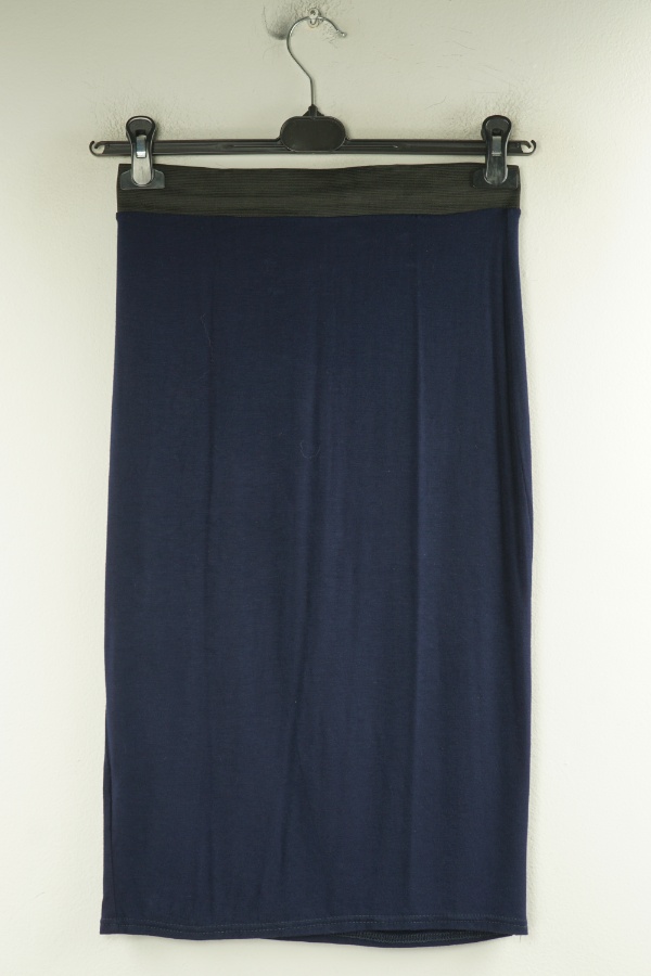 Spódnica granatowa - BRAK METKI Z NAZWĄ PRODUCENTA zdjęcie 2