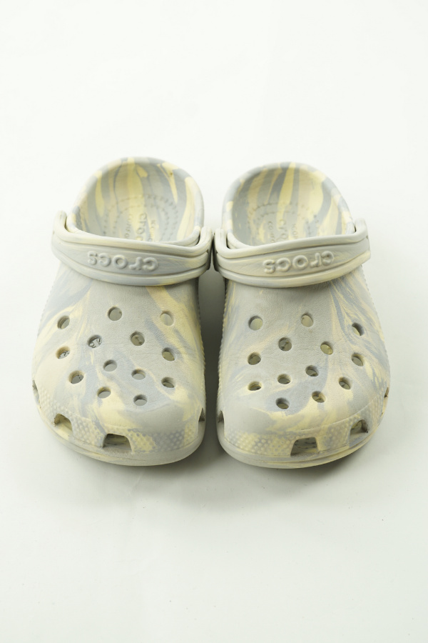 Klapki szare Crocs - CROCS zdjęcie 2