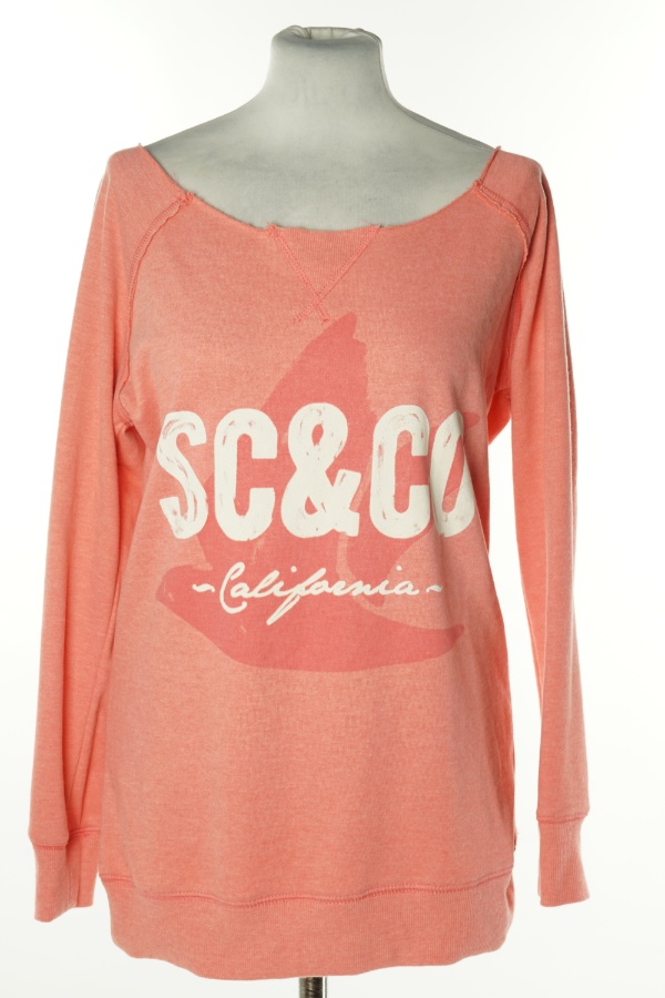 Bluza różowa z białym napisem - SOULCAL&CO zdjęcie 1