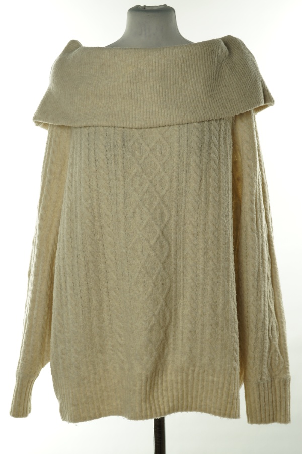Sweter golf beżowy, H&M - H&M zdjęcie 1