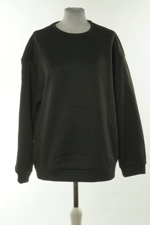 Bluza czarna z nadrukiem na plecach - SHEIN zdjęcie 1