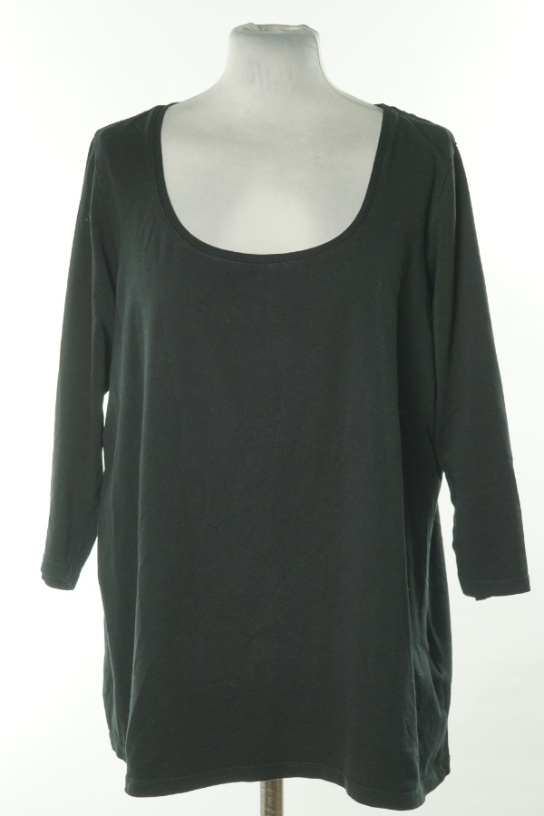 Bluzka czarna gładka - H&M zdjęcie 1