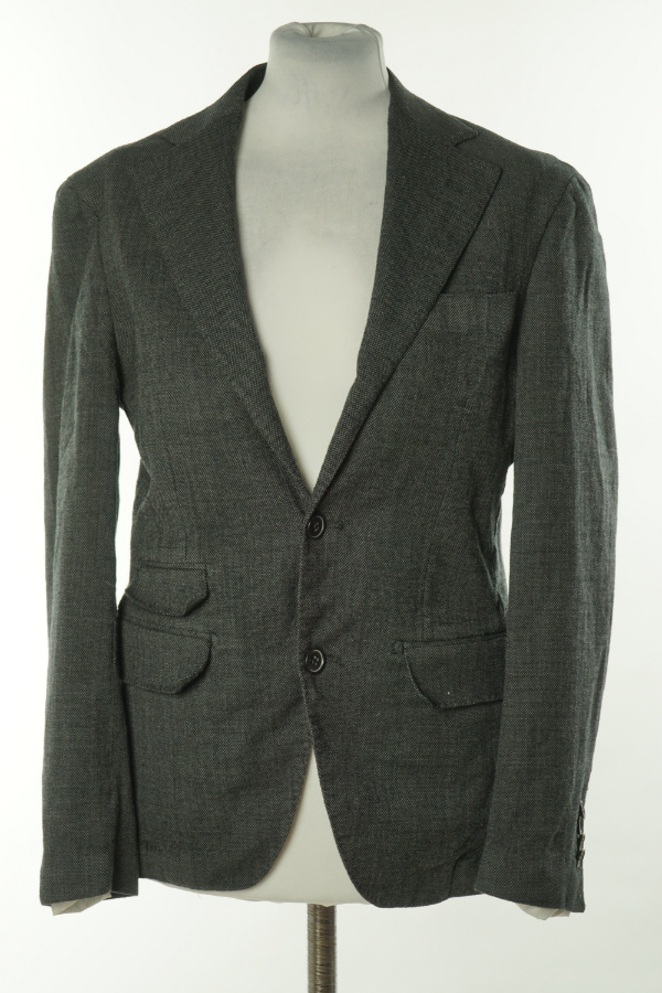 Marynarka grafitowa wełniana - THESE GLORY DAYS zdjęcie 1