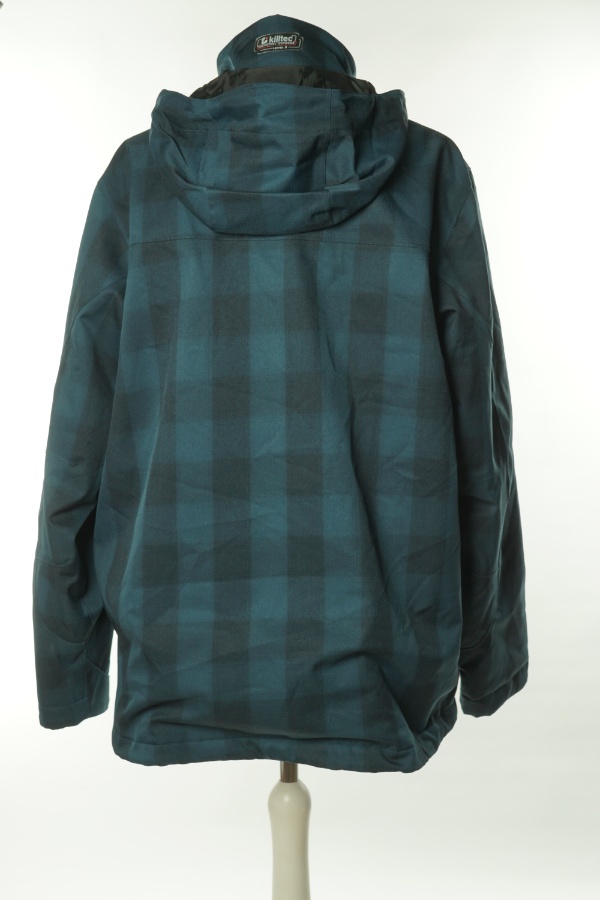 Kurtka granatowa w kratkę - KILLTEC zdjęcie 2