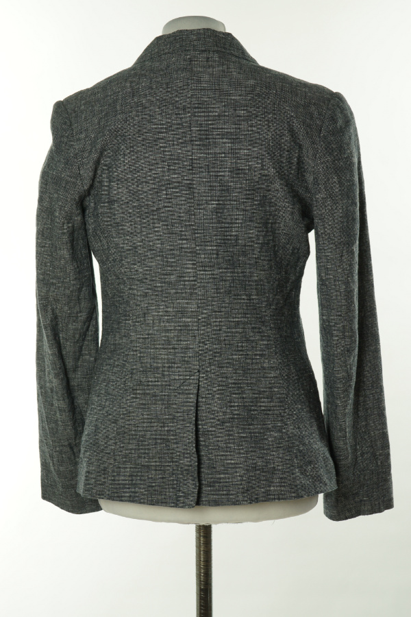 Marynarka grafitowa z lnem (52%) - TU zdjęcie 2