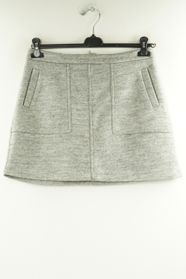 Spódnica szara sweterkowa - NEW LOOK zdjęcie 1