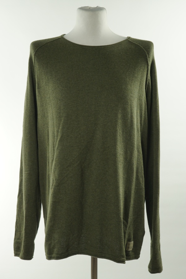 Sweter cienki zielony - JACK&JONES zdjęcie 1