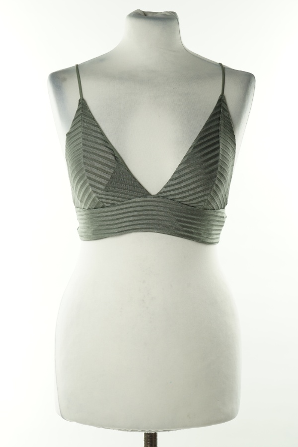 Góra od bikini oliwkowa, H&M - H&M zdjęcie 1