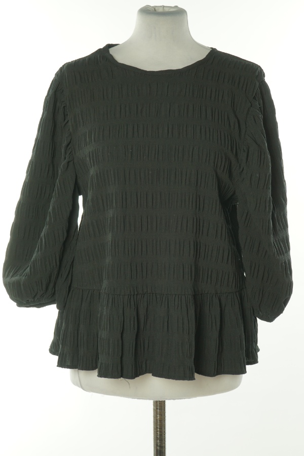 Bluzka czarna z efektem gniecenia - PRIMARK zdjęcie 1