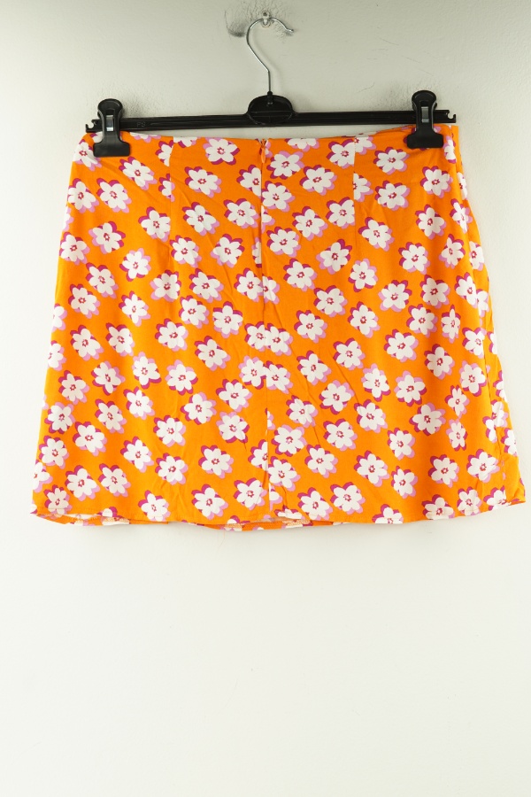Spódnica pomarańczowa w kwiaty, 100% wiskoza - PRIMARK zdjęcie 2