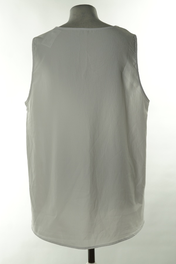 Bluzka biała na ramiączkach - BRAK METKI Z NAZWĄ PRODUCENTA zdjęcie 2