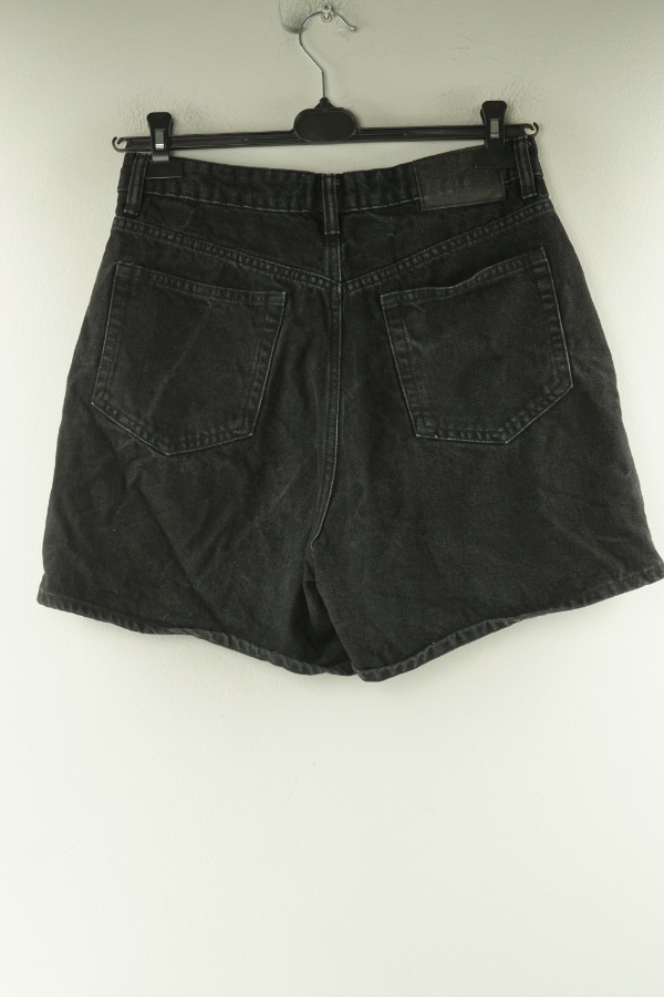 Krótkie spodenki jeansowe ciemnoszare, ZARA - ZARA zdjęcie 2